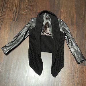Line Leather jacket